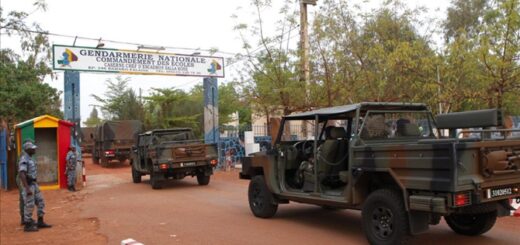 facade d'entree de la gendarmerie faladie Mali